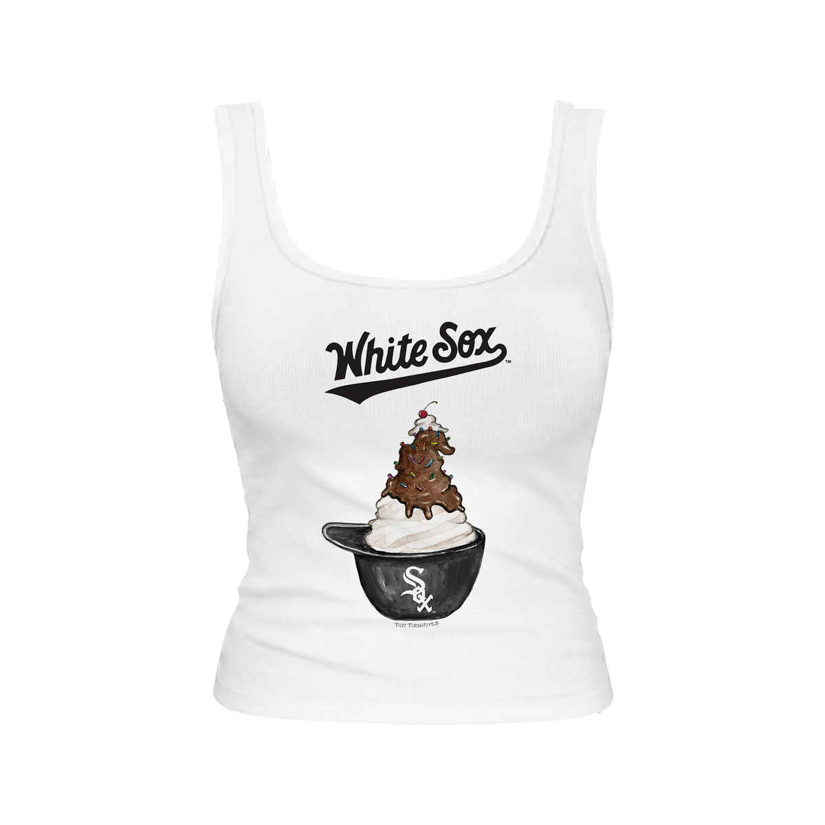 Chicago White Sox Sundae Helmet Emmy Tank