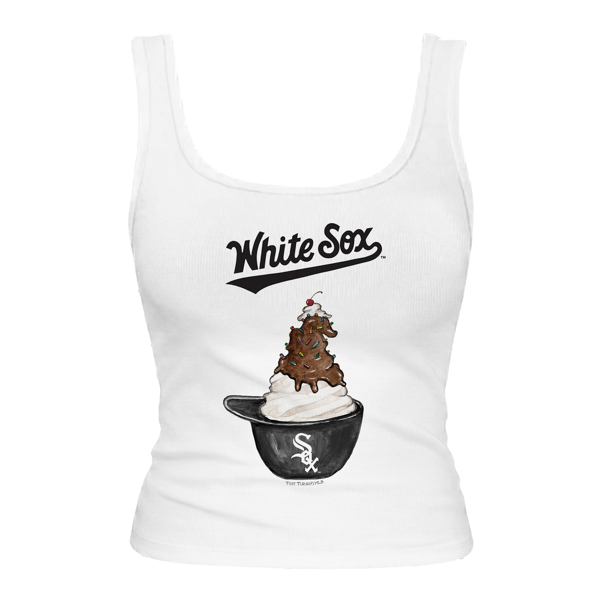 Chicago White Sox Sundae Helmet Emmy Tank