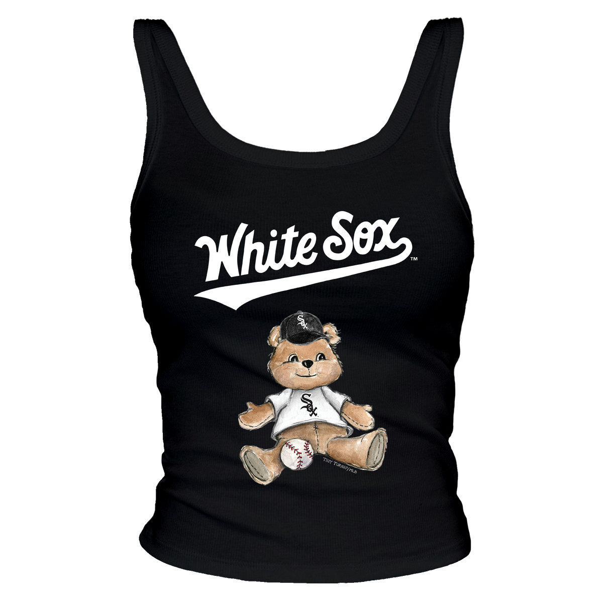 Chicago White Sox Teddy Ribbed Tank - Tiny Turnip