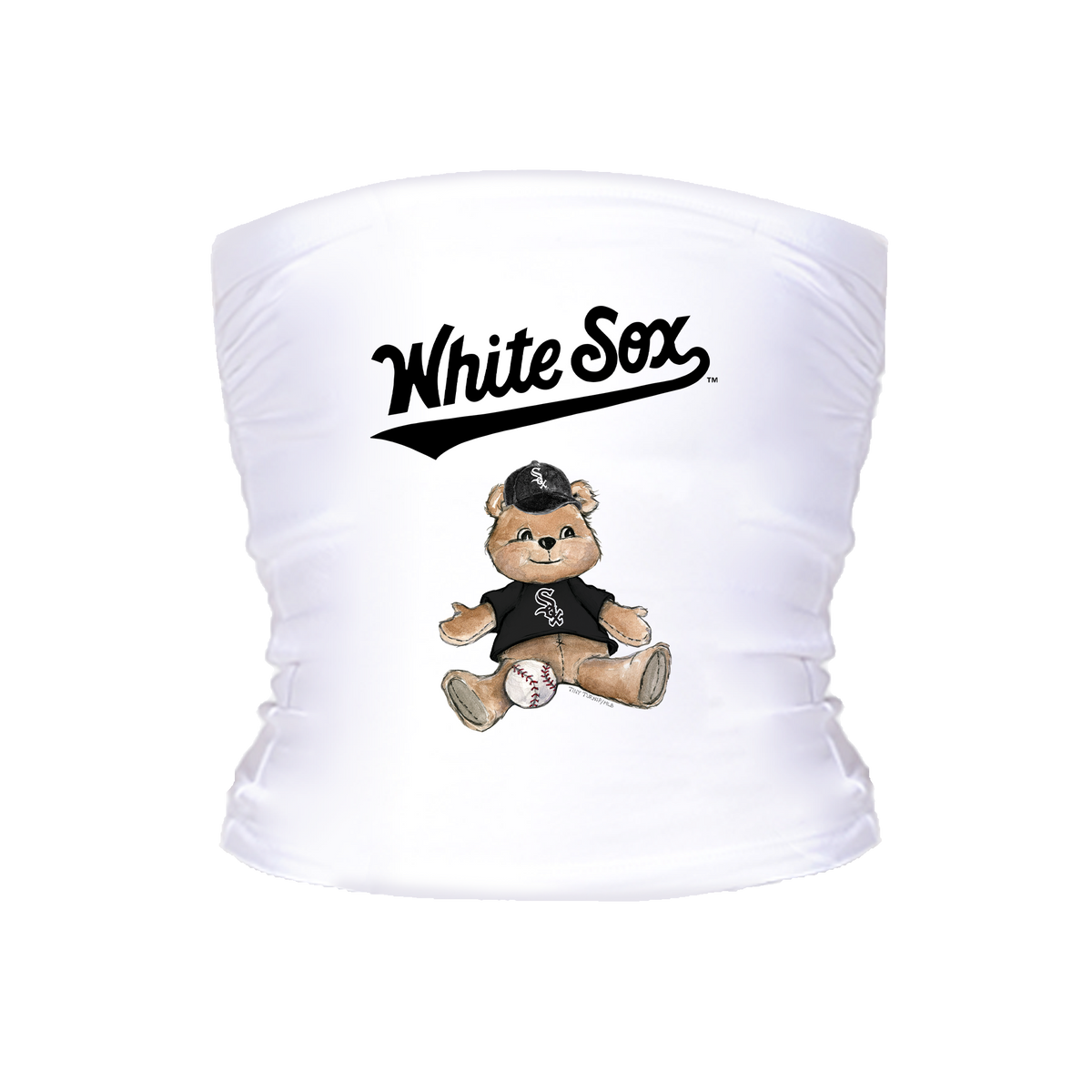 Chicago White Sox Teddy Tube Top - Tiny Turnip