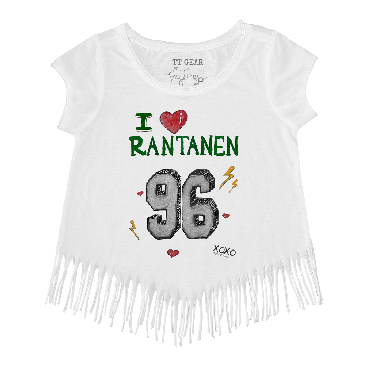 VIP NHL I Heart Player w/ Name, Number - Fringe Tee - Tiny Turnip