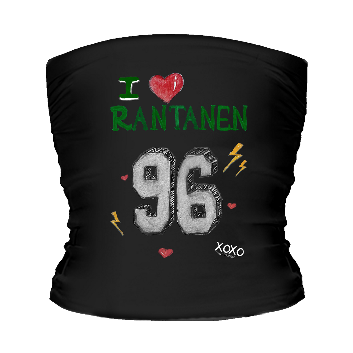 VIP NHL I Heart Player w/ Name, Number - Tube Top - Tiny Turnip