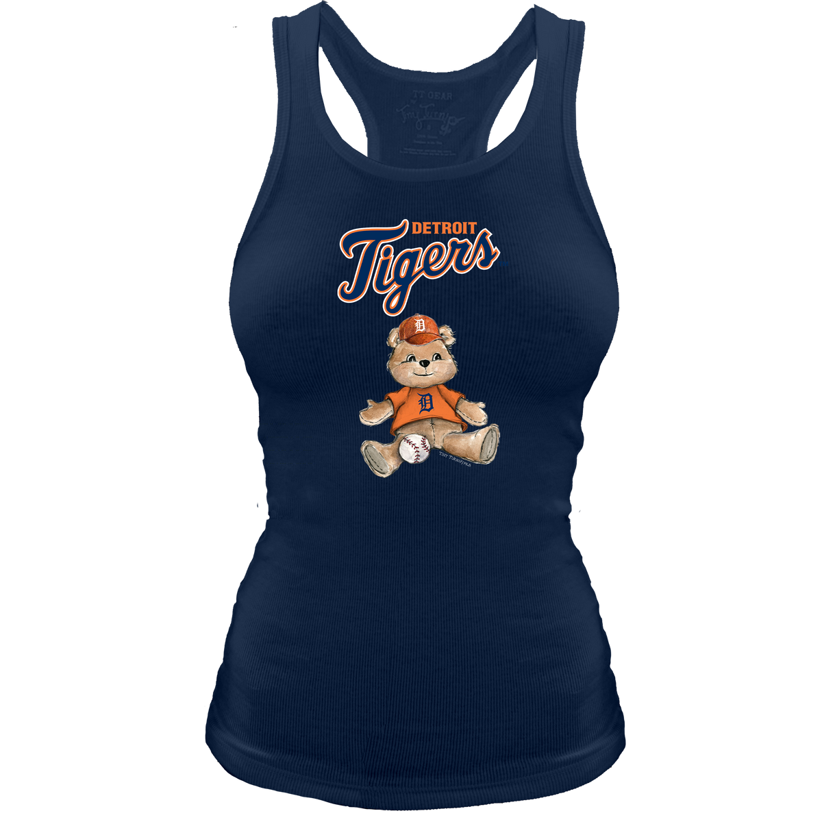 Detroit Tigers Teddy Classic Tank - Tiny Turnip