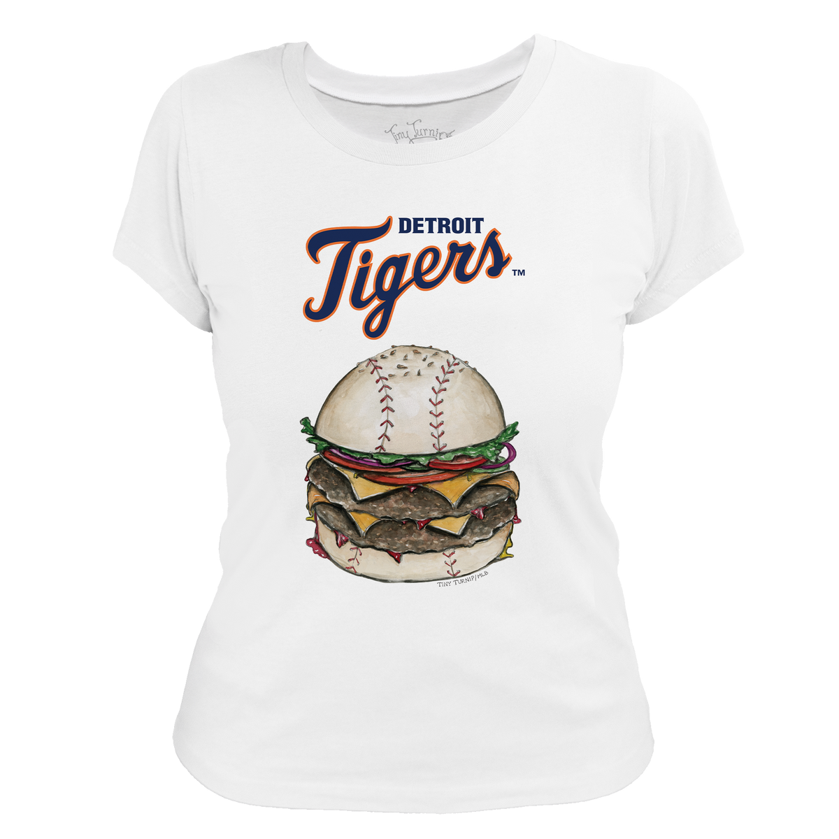Detroit Tigers Burger Tee Shirt