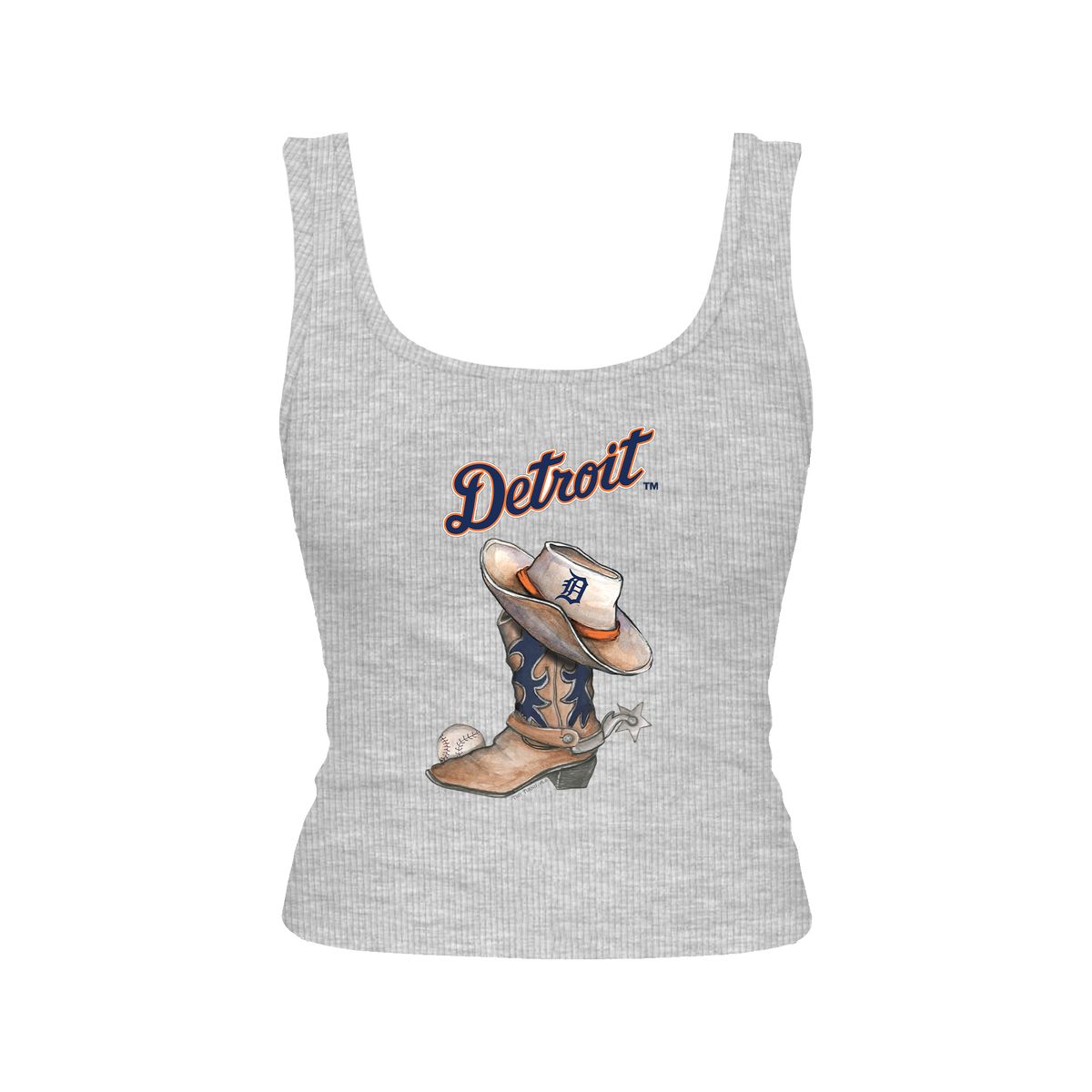 Detroit Tigers Cowboy Boot Emmy Tank