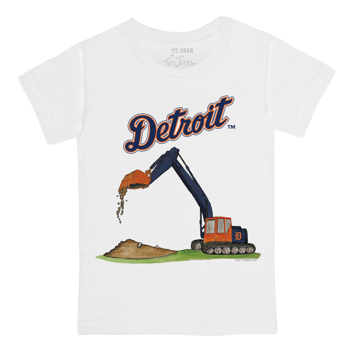Detroit Tigers Excavator Tee Shirt