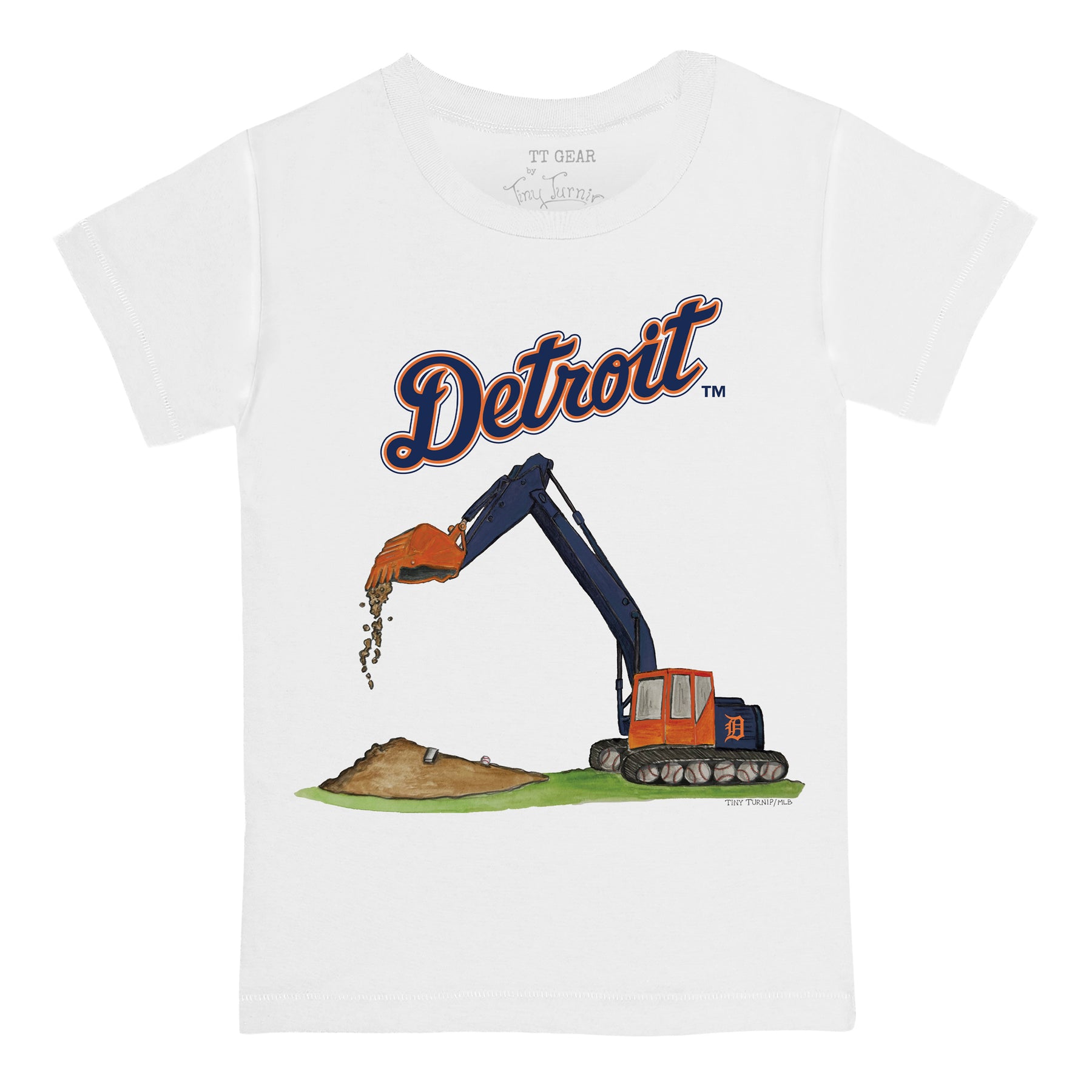 Detroit Tigers Excavator Tee Shirt