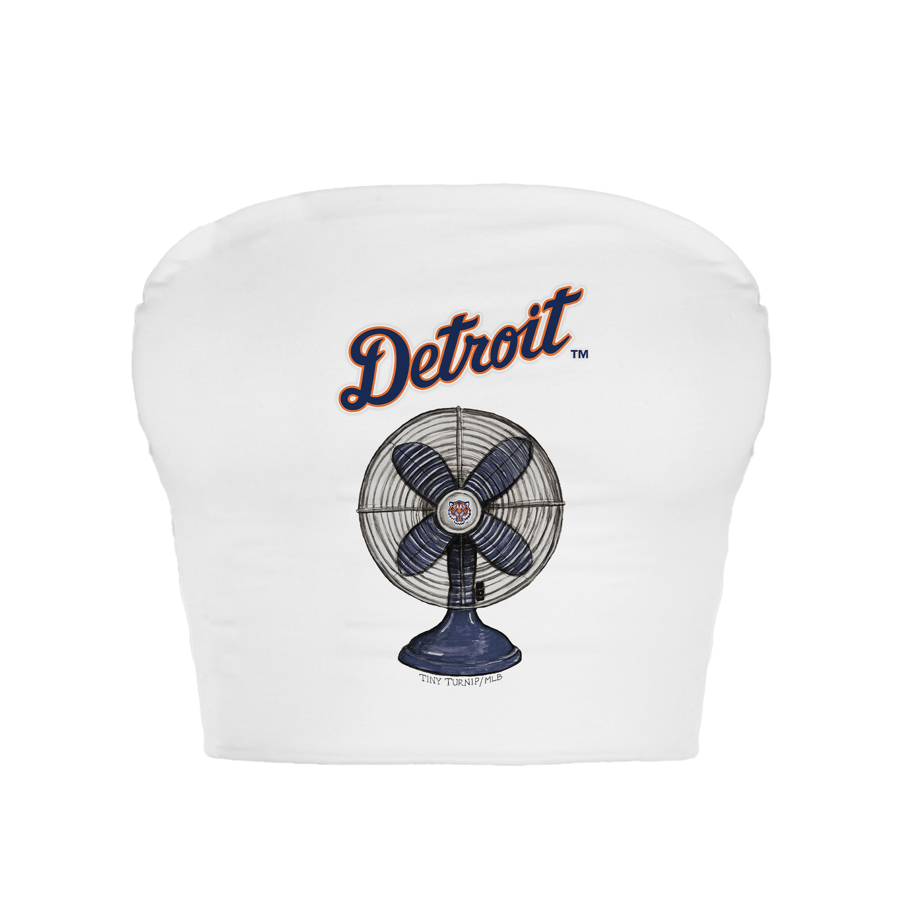 Detroit Tigers Fan Crop Tube Top