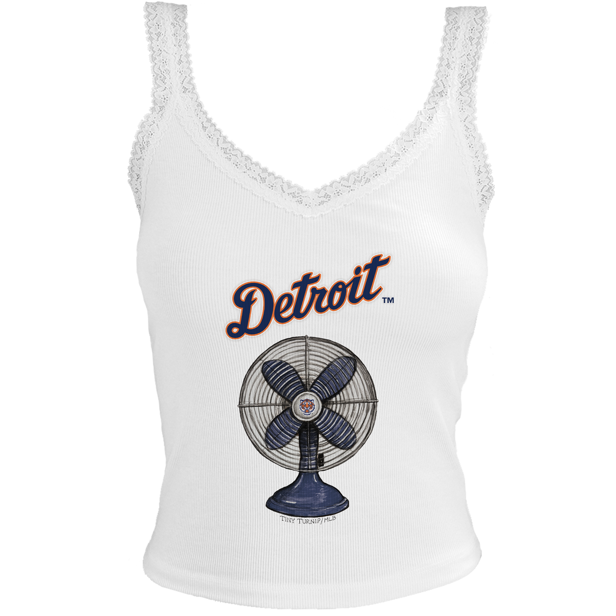 Detroit Tigers Fan Lace Tank