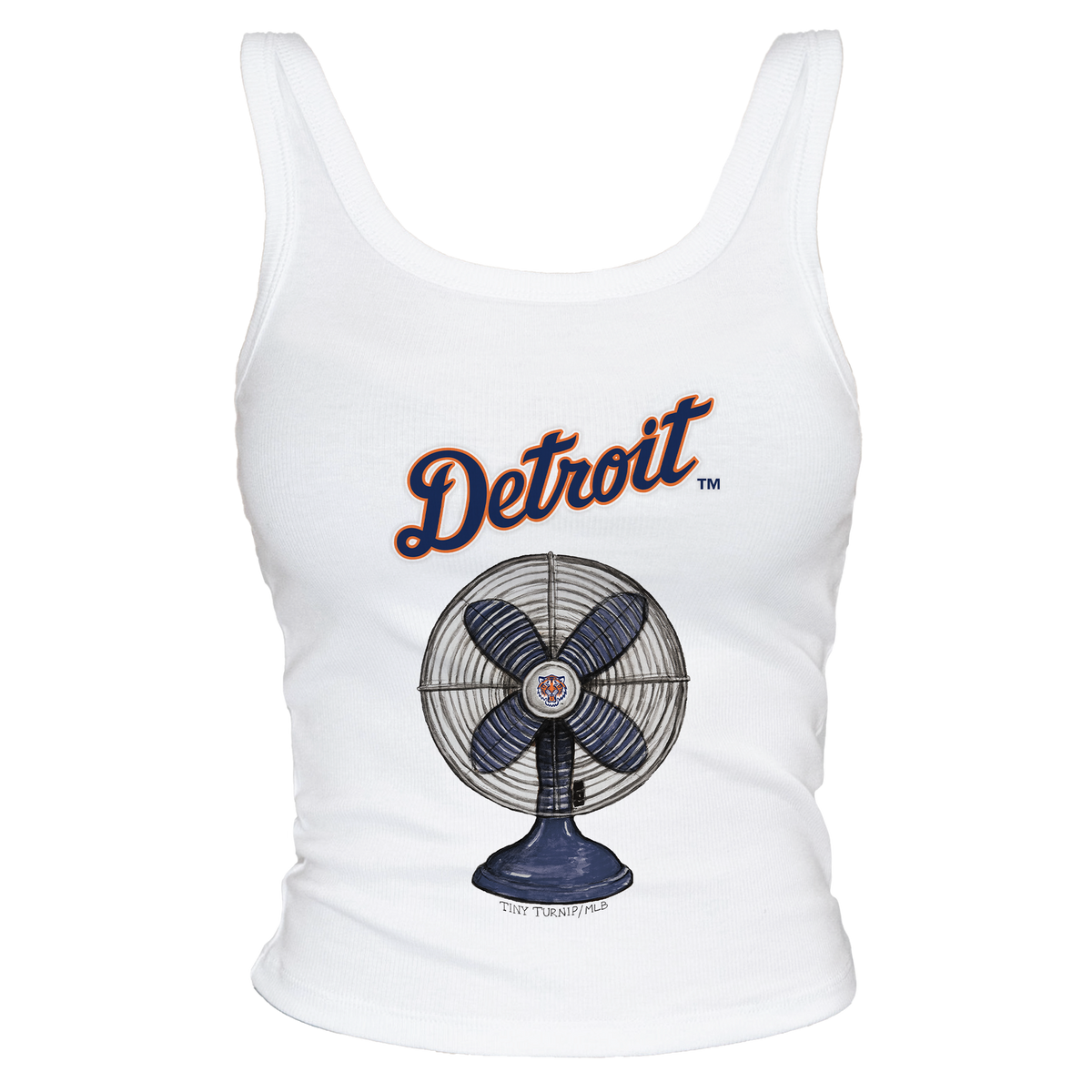 Detroit Tigers Fan Crop Tank - Tiny Turnip