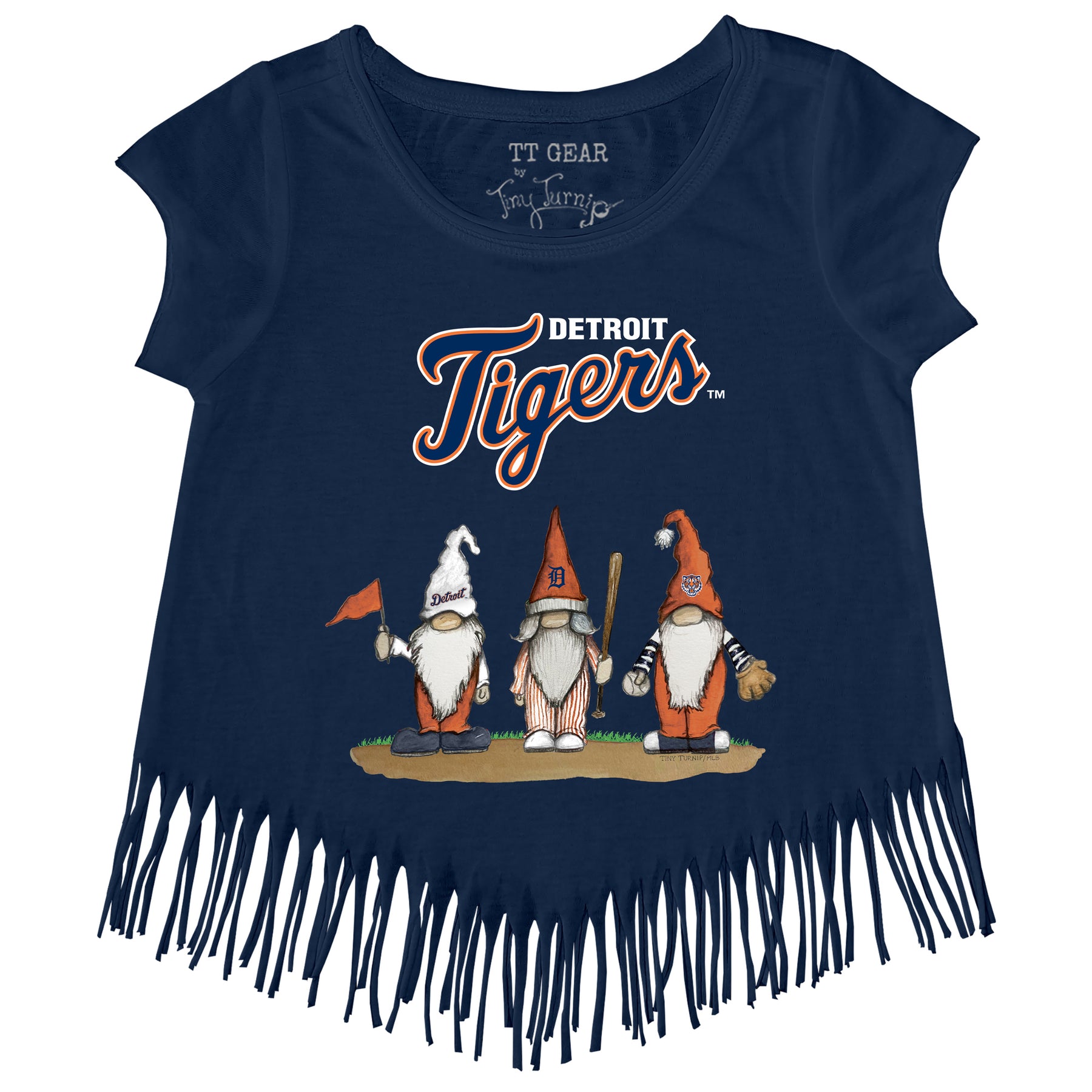 Detroit Tigers Gnomes Fringe Tee