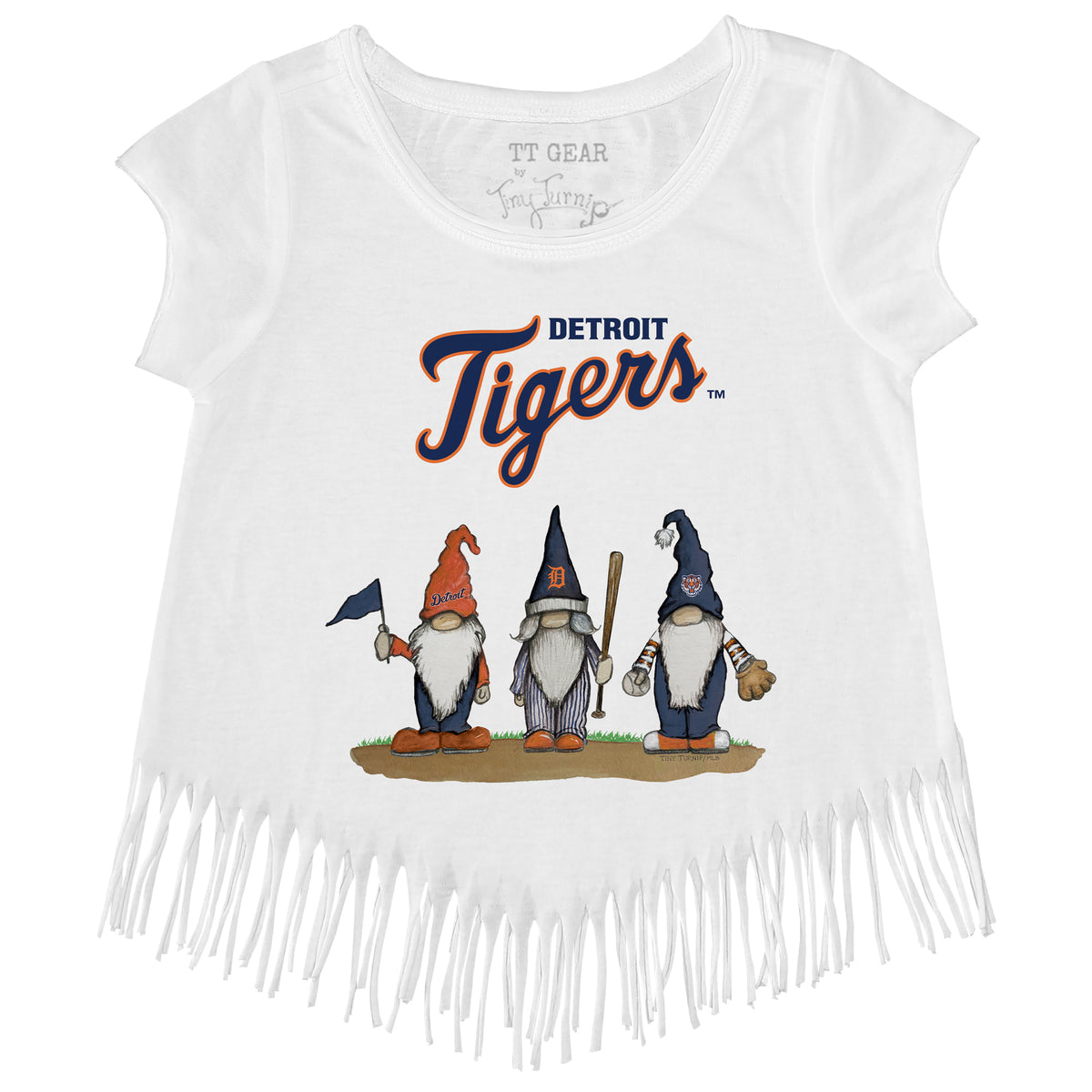Detroit Tigers Gnomes Fringe Tee
