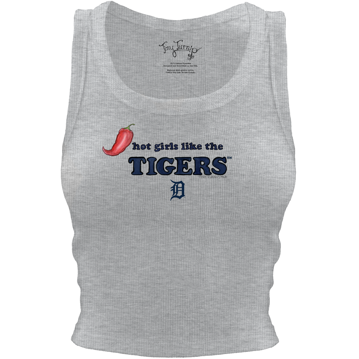 Detroit Tigers Hot Girls Crop Tank