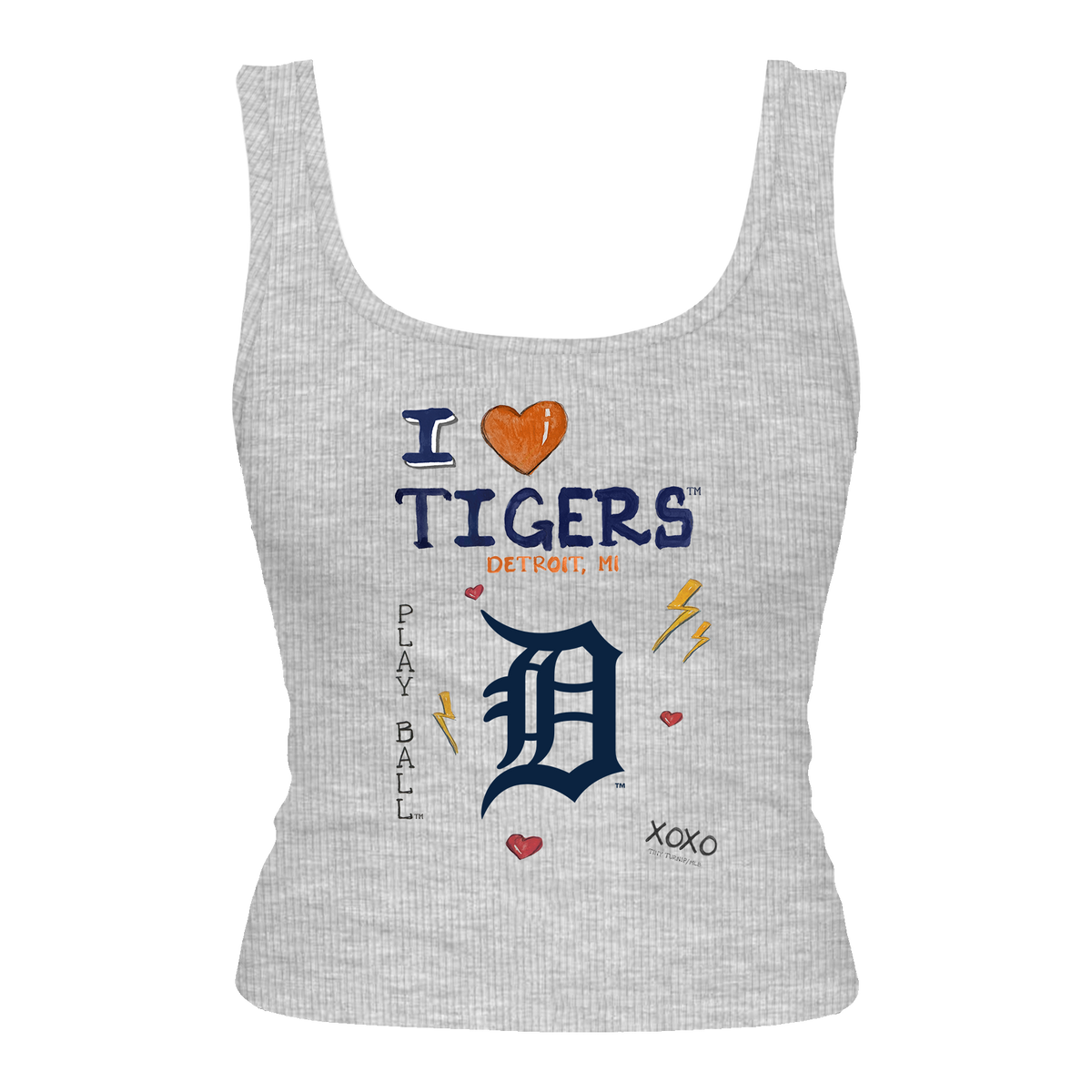 Detroit Tigers I Heart Tigers Emmy Tank