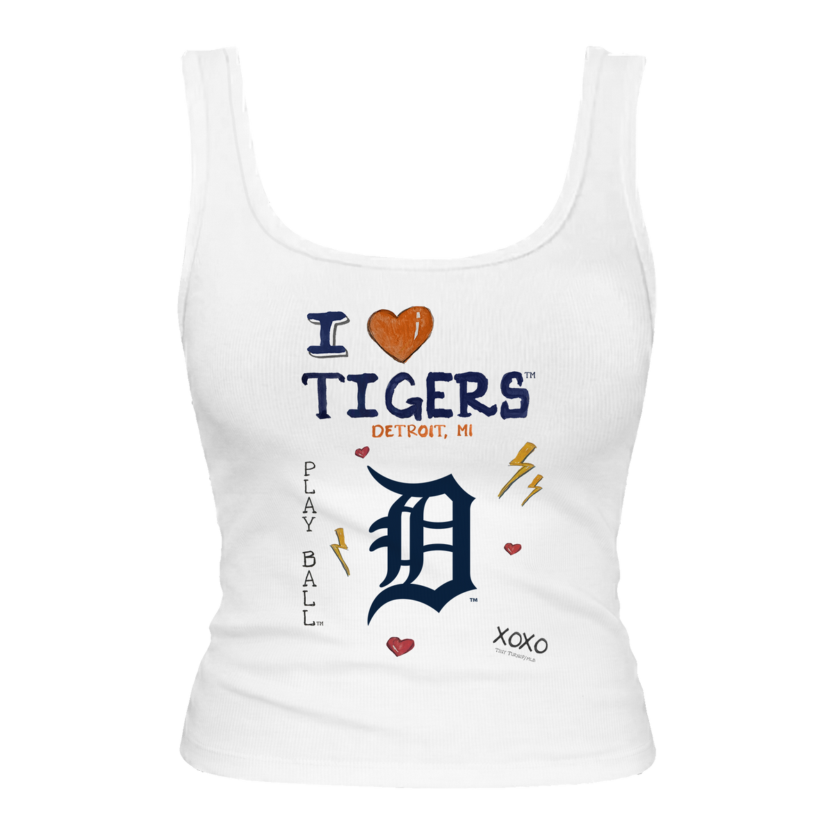 Detroit Tigers I Heart Tigers Emmy Tank
