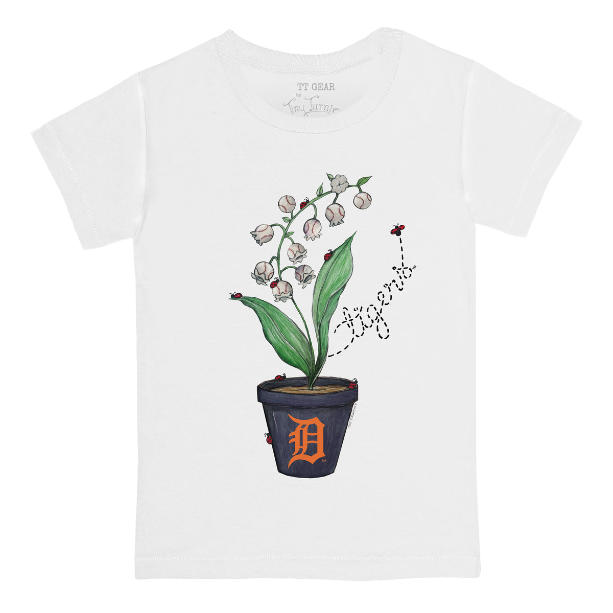 Detroit Tigers Ladybug Tee Shirt