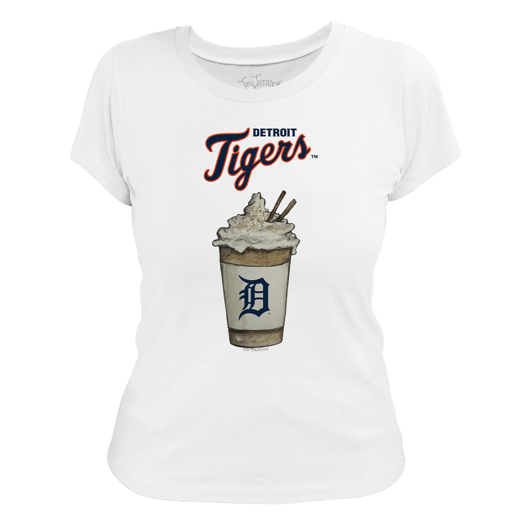 Detroit Tigers Latte Women's Tee Shirt