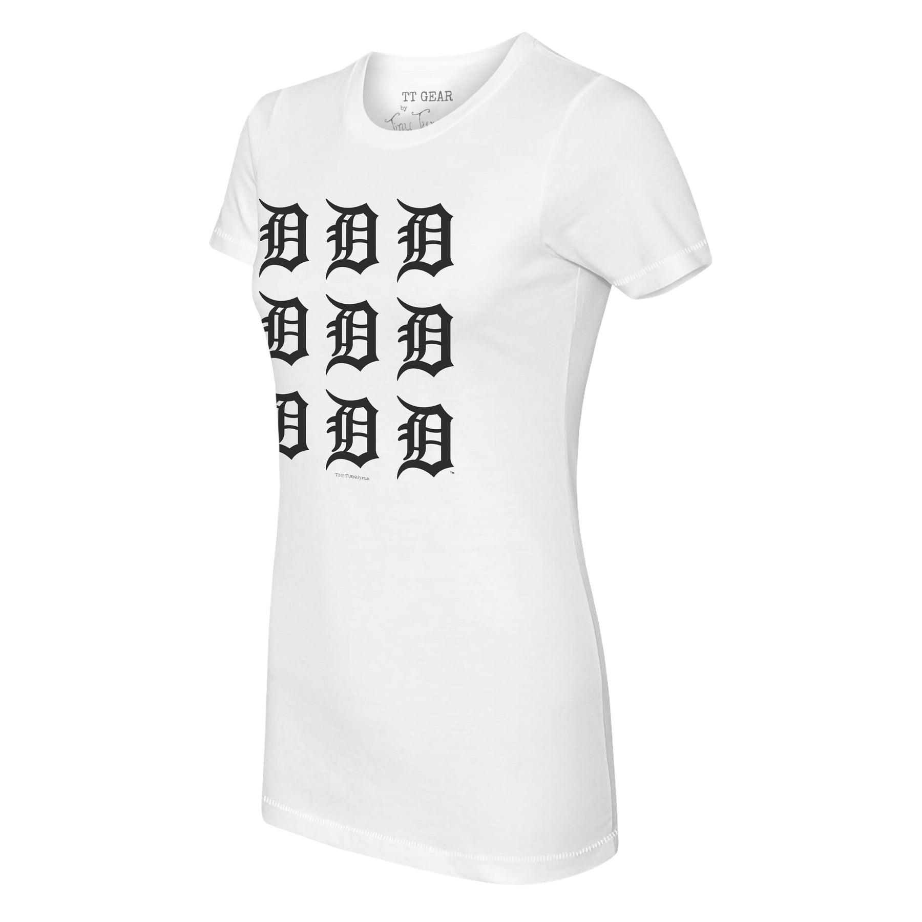 Detroit Tigers Logo Grid Tee Shirt