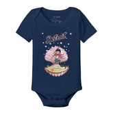 Detroit Tigers Mermaid Short Sleeve Snapper