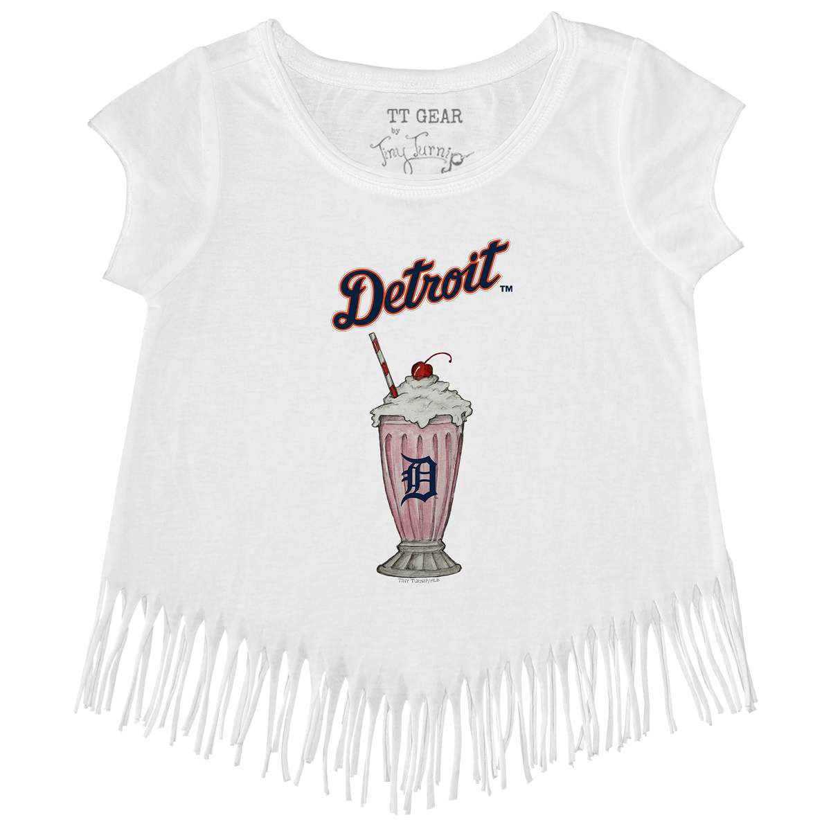 Detroit Tigers Milkshake Fringe Tee