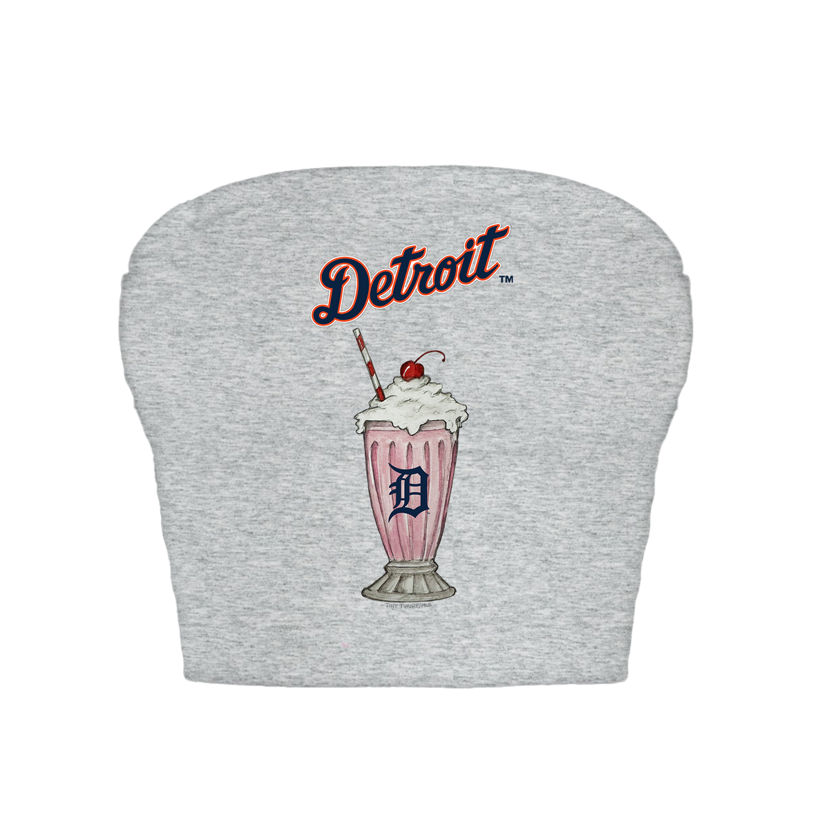 Detroit Tigers Milkshake Crop Tube Top