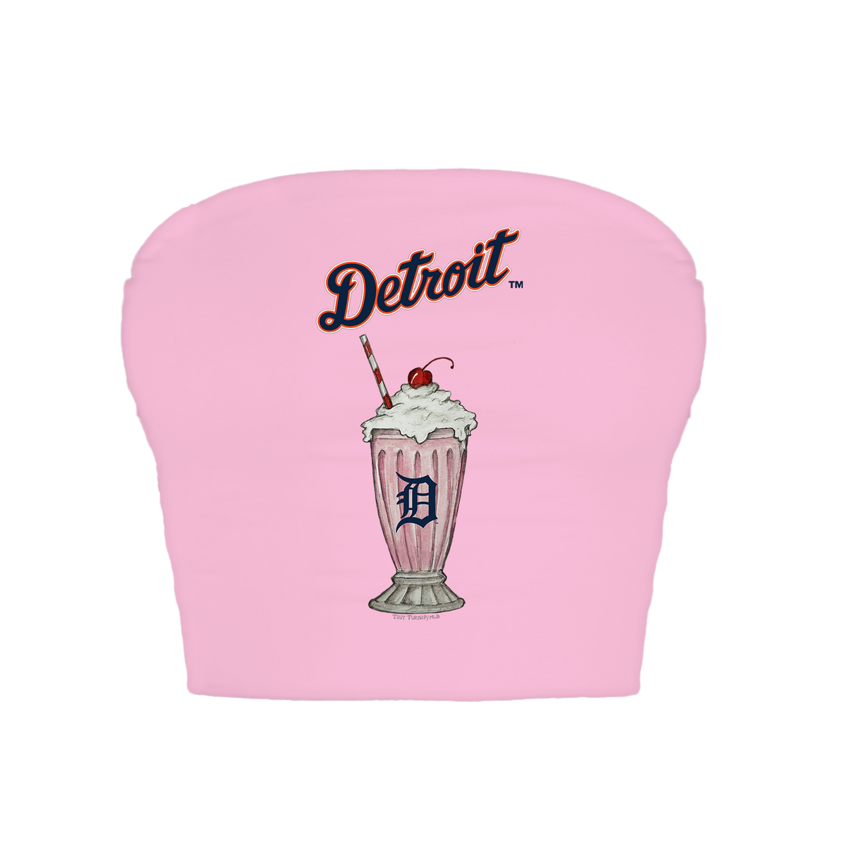 Detroit Tigers Milkshake Crop Tube Top