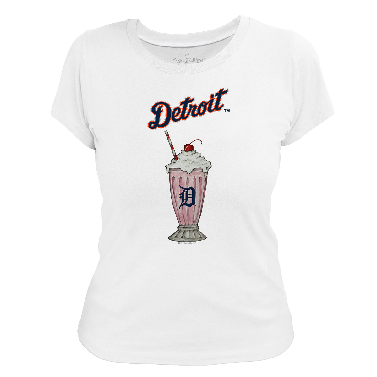Detroit Tigers Milkshake Women's Tee Shirt