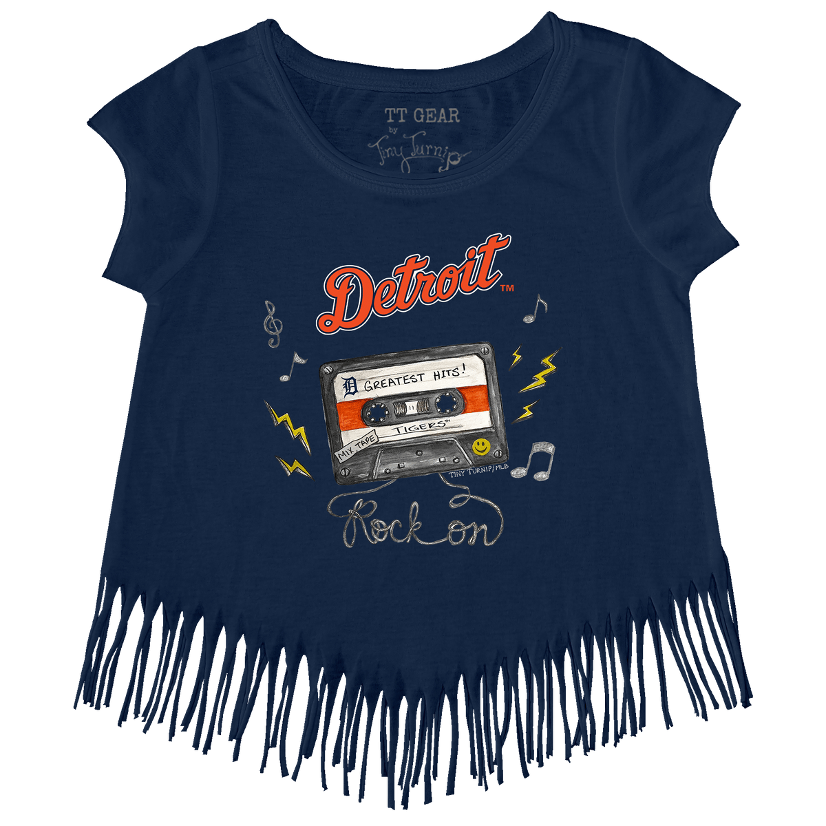 Detroit Tigers Mixtape Fringe Tee