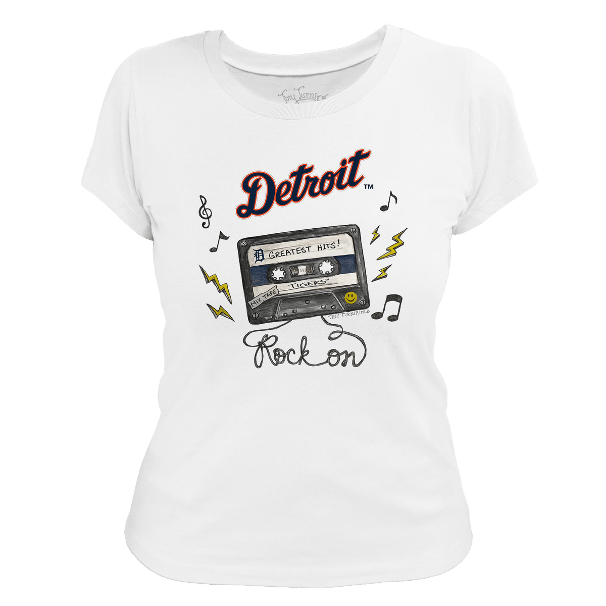 Detroit Tigers Mixtape Women's Tee Shirt