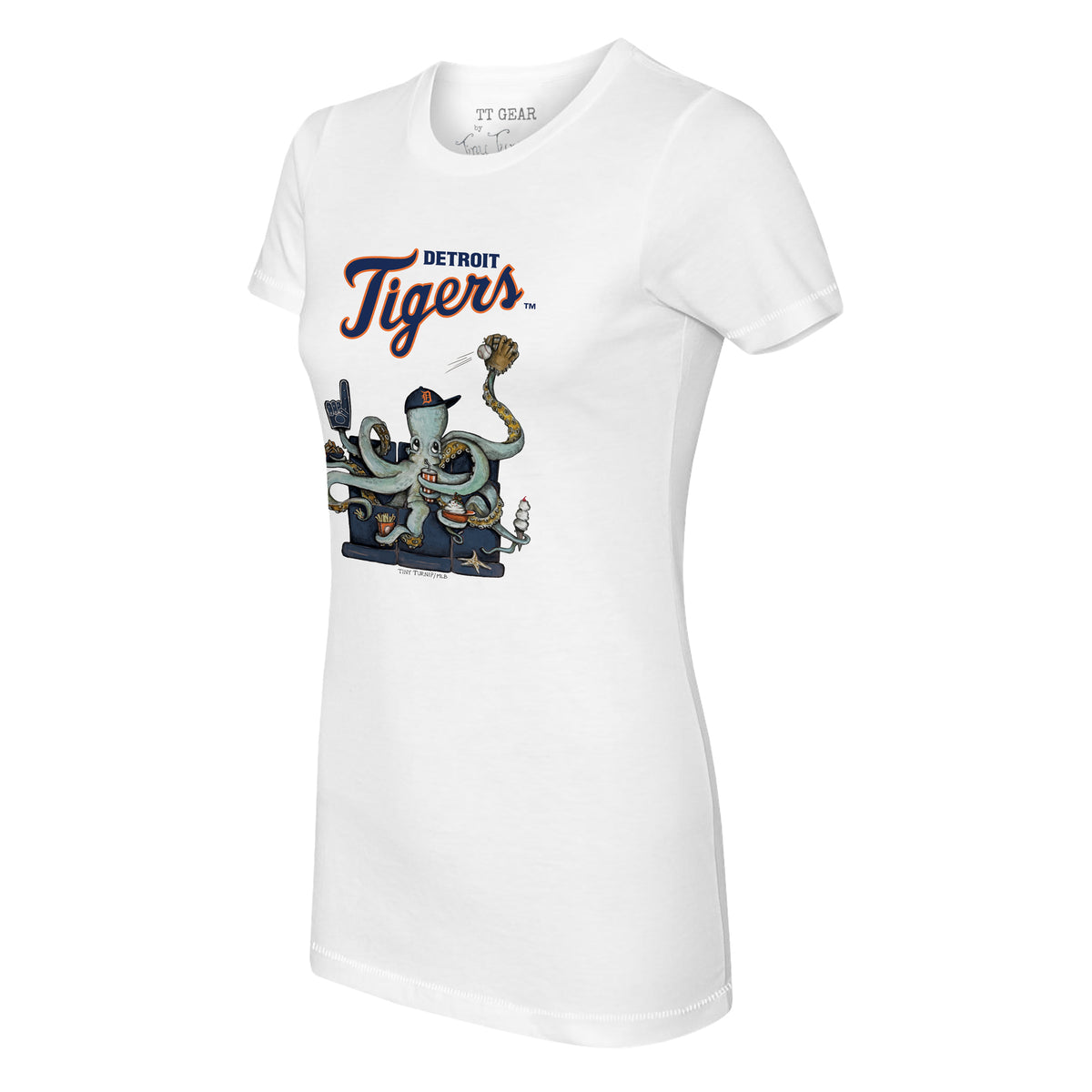 Detroit Tigers Octopus Tee Shirt
