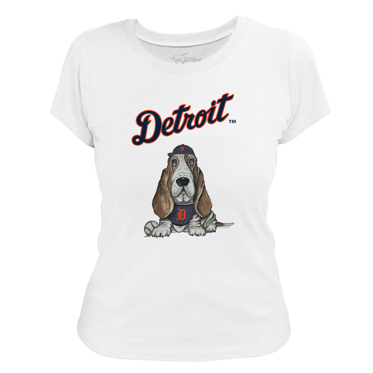 Detroit Tigers Puddy Women's Tee Shirt - Tiny Turnip