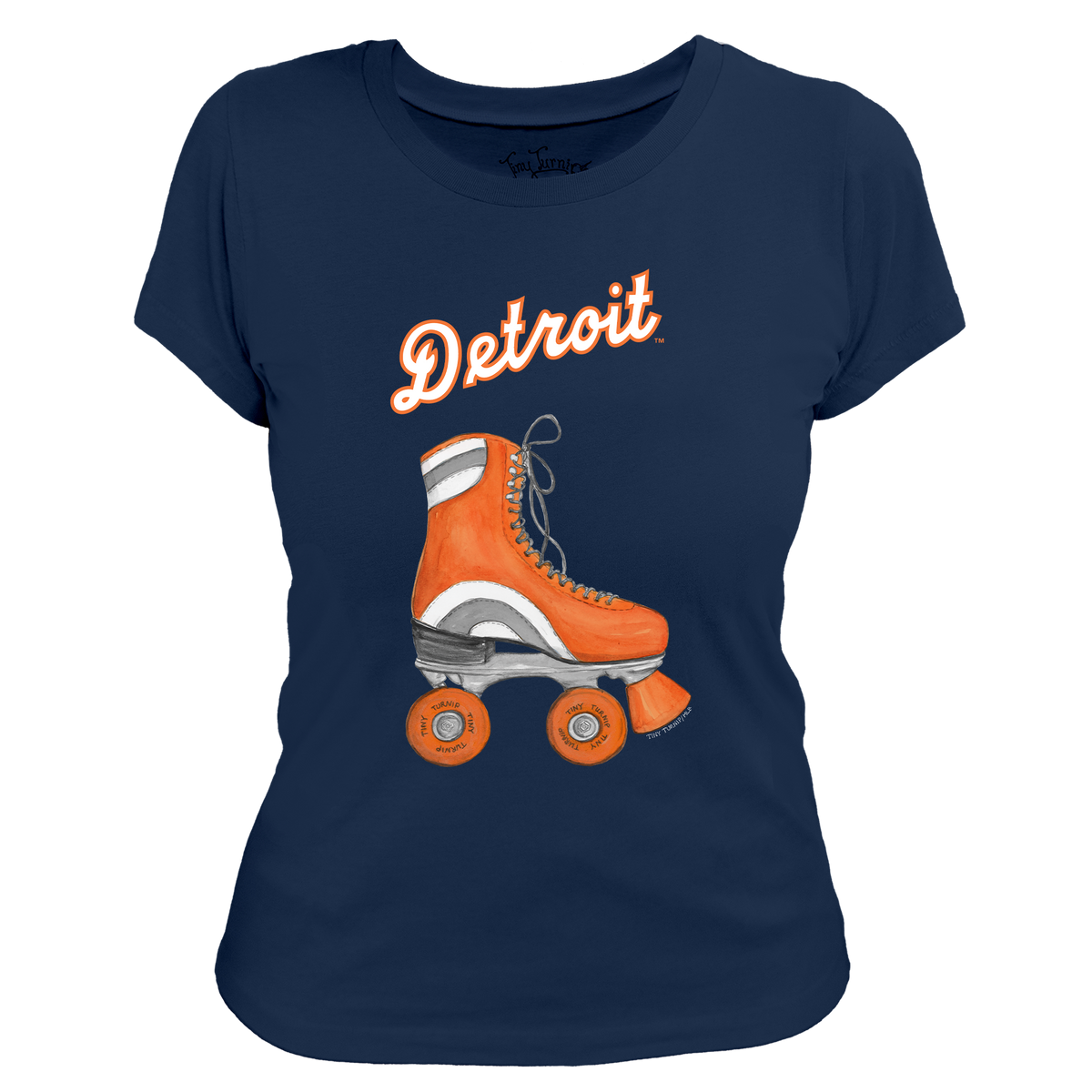 Detroit Tigers Retro Skate Women's Tee Shirt