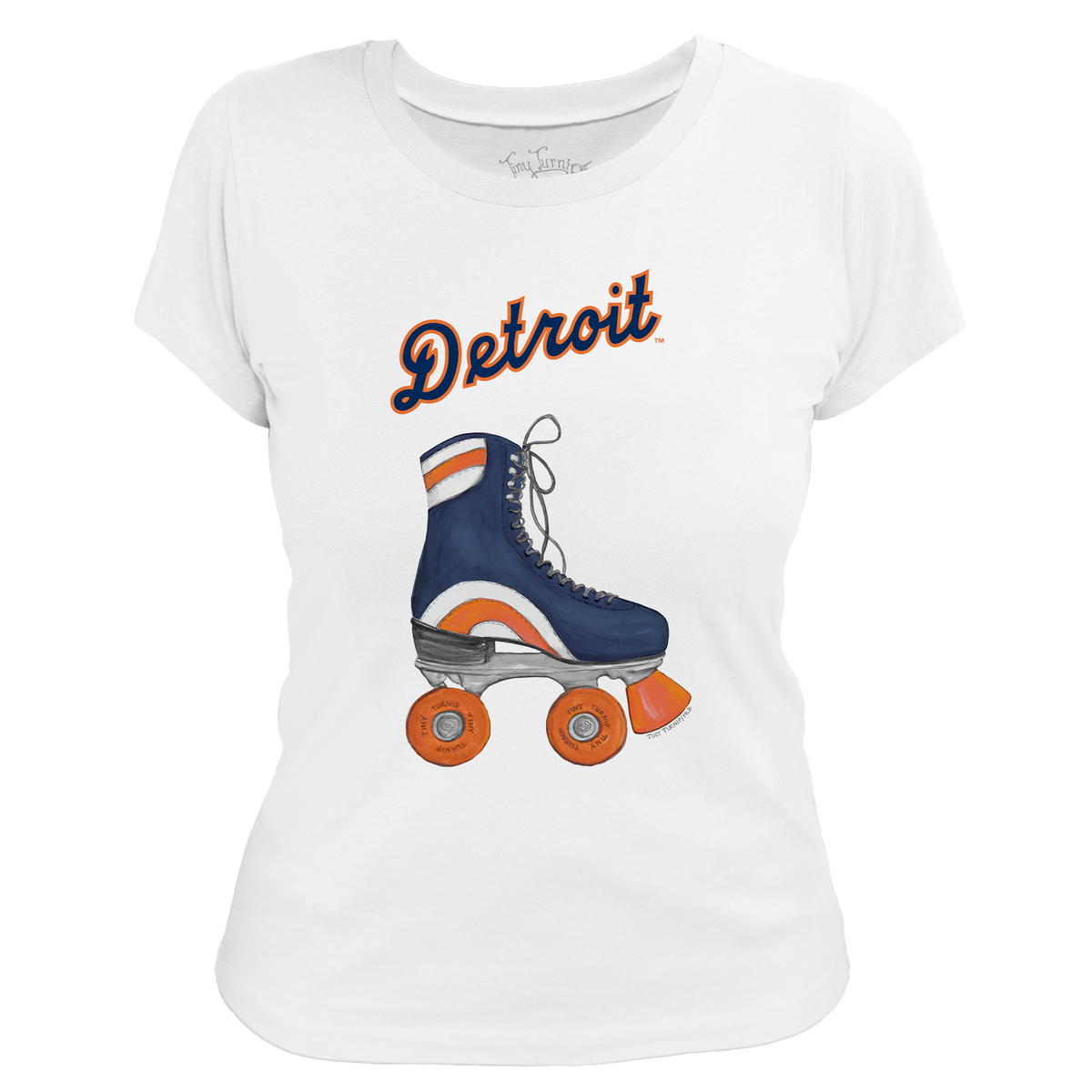Detroit Tigers Retro Skate Women's Tee Shirt