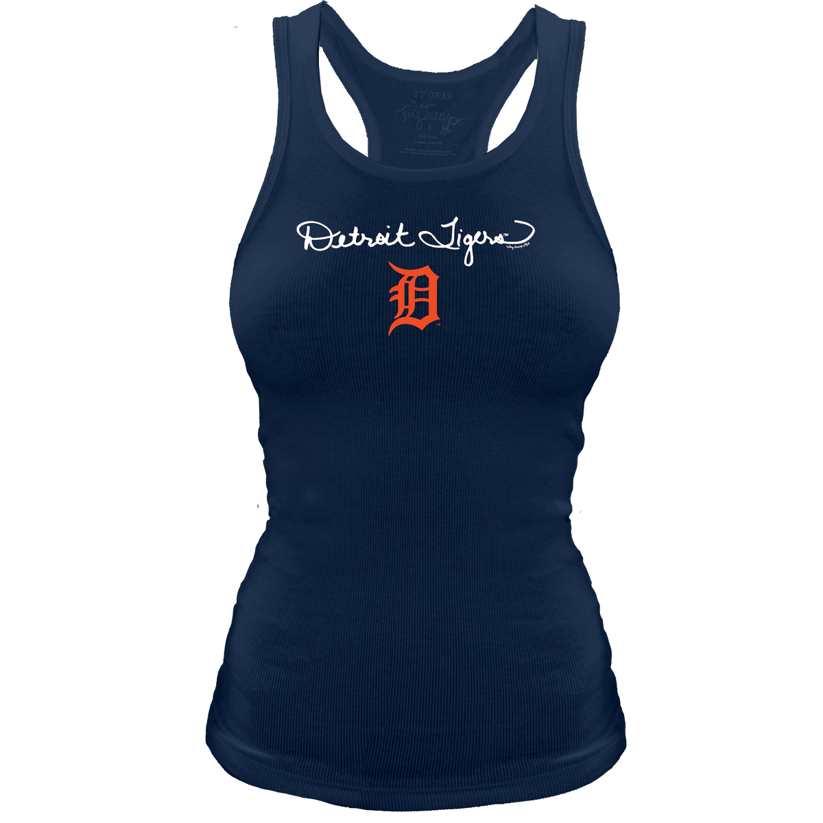 Detroit Tigers Logo Script Classic Tank - Tiny Turnip