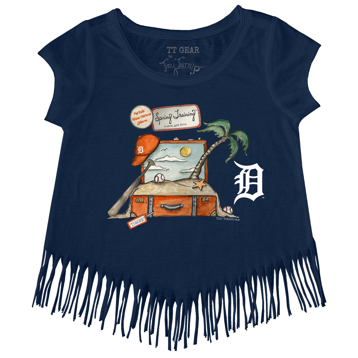 Detroit Tigers Spring Training 2025 Fringe Tee - Tiny Turnip