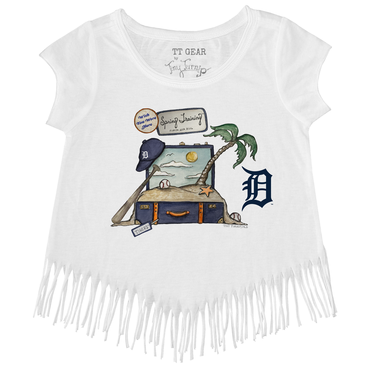 Detroit Tigers Spring Training 2025 Fringe Tee - Tiny Turnip