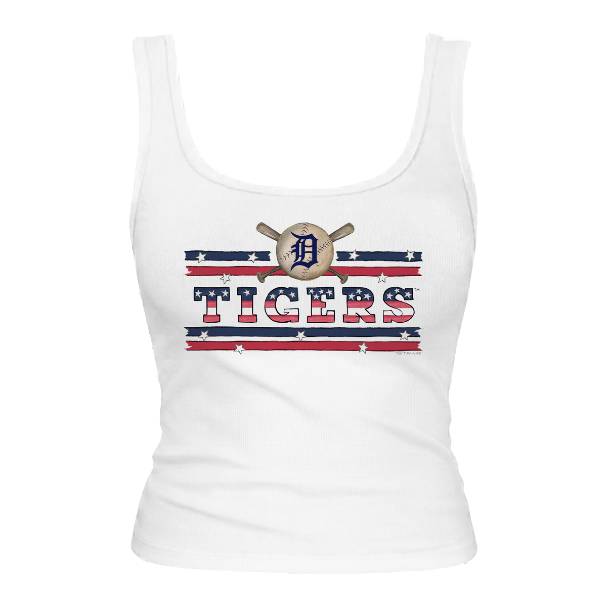 Detroit Tigers Stars and Stripes Emmy Tank