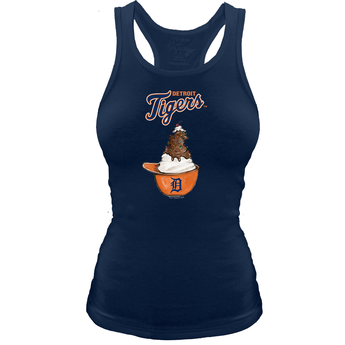 Detroit Tigers Sundae Helmet Classic Tank - Tiny Turnip