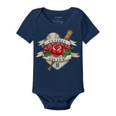 Detroit Tigers Tattoo Rose Short Sleeve Snapper