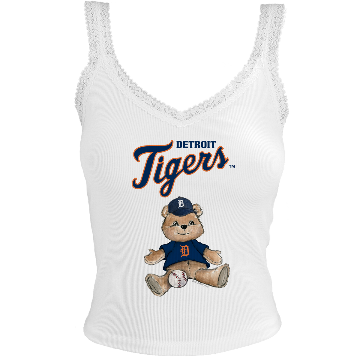 Detroit Tigers Teddy Lace Tank