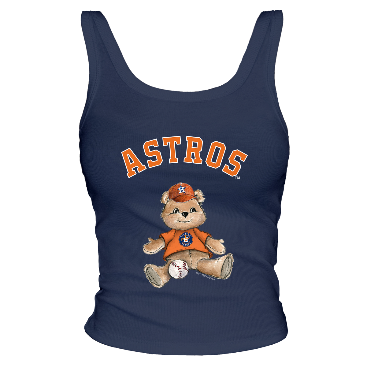 Houston Astros Teddy Ribbed Tank