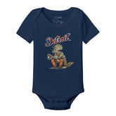 Detroit Tigers Triceratops Short Sleeve Snapper