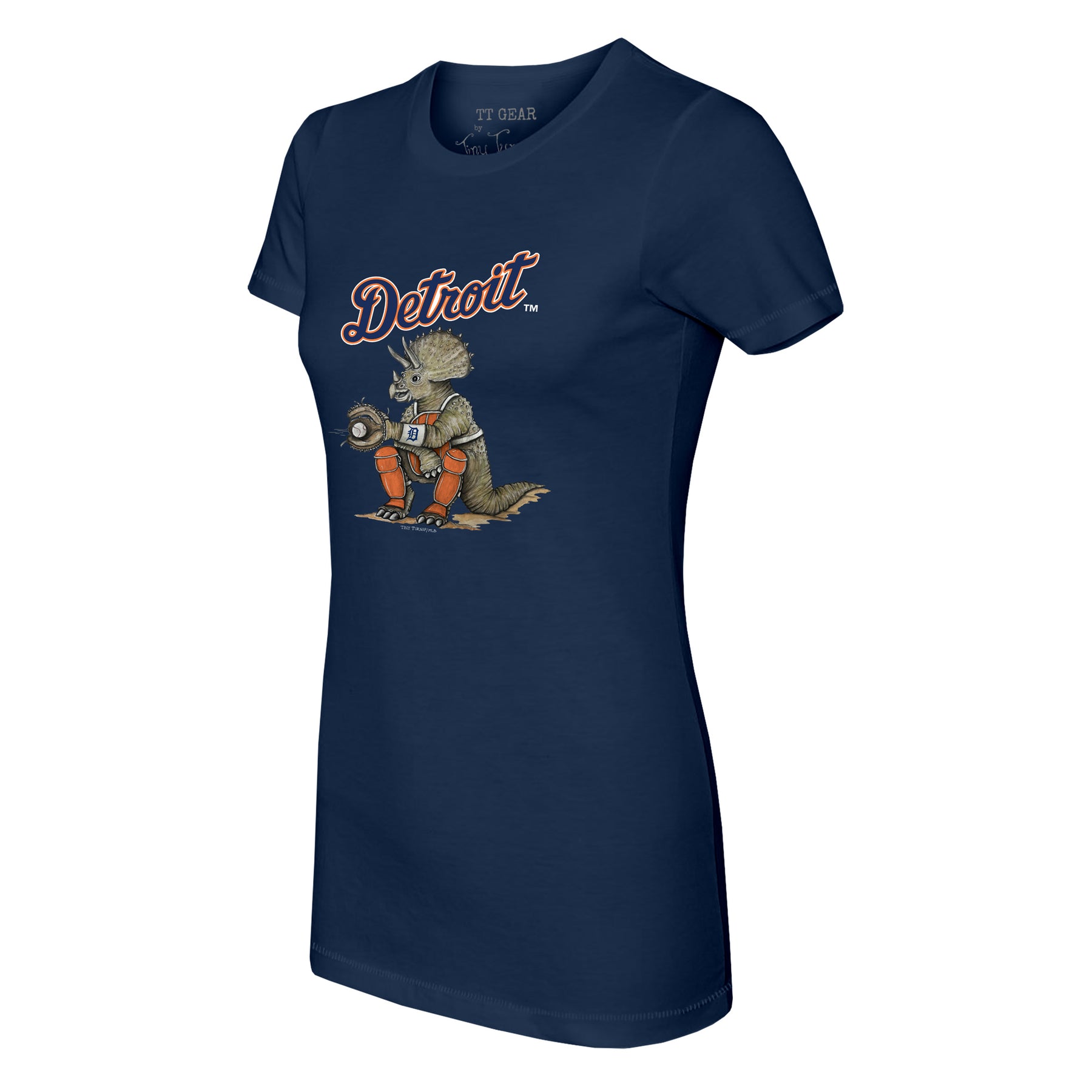 Detroit Tigers Triceratops Tee Shirt