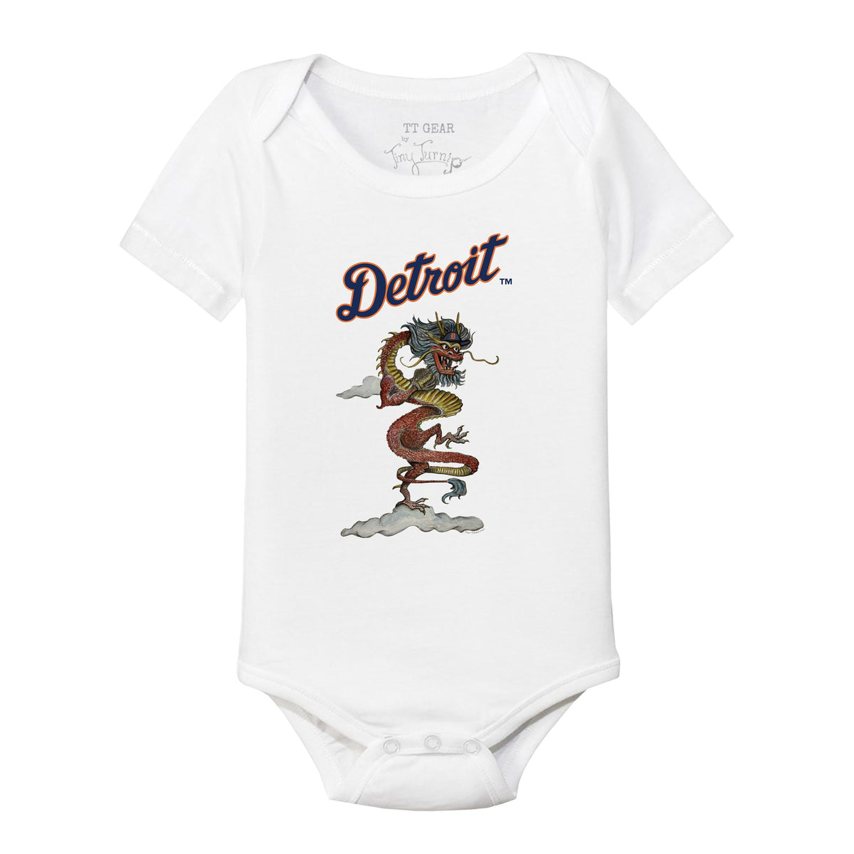 Detroit Tigers 2024 Year of the Dragon Short Sleeve Snapper