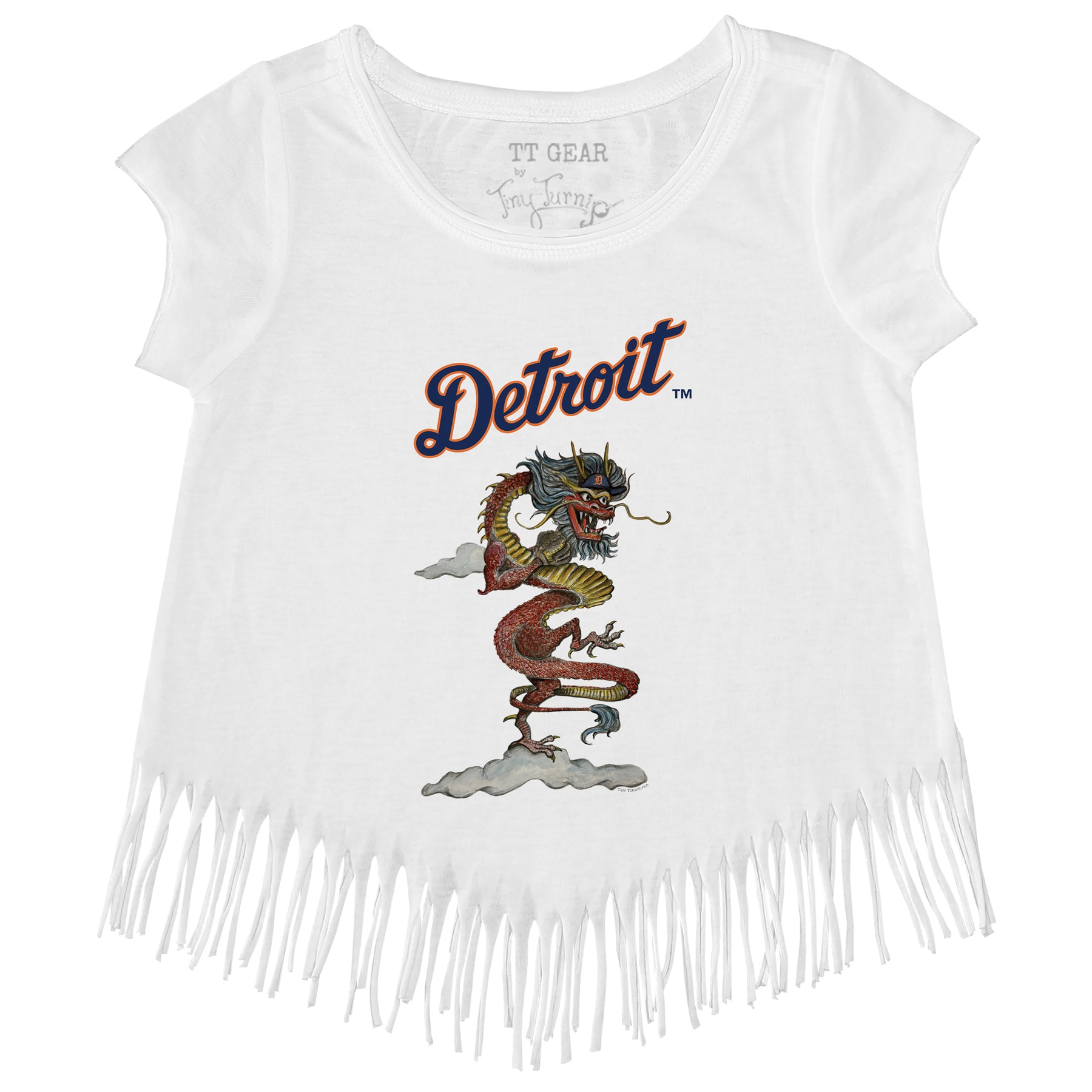 Detroit Tigers 2024 Year of the Dragon Fringe Tee