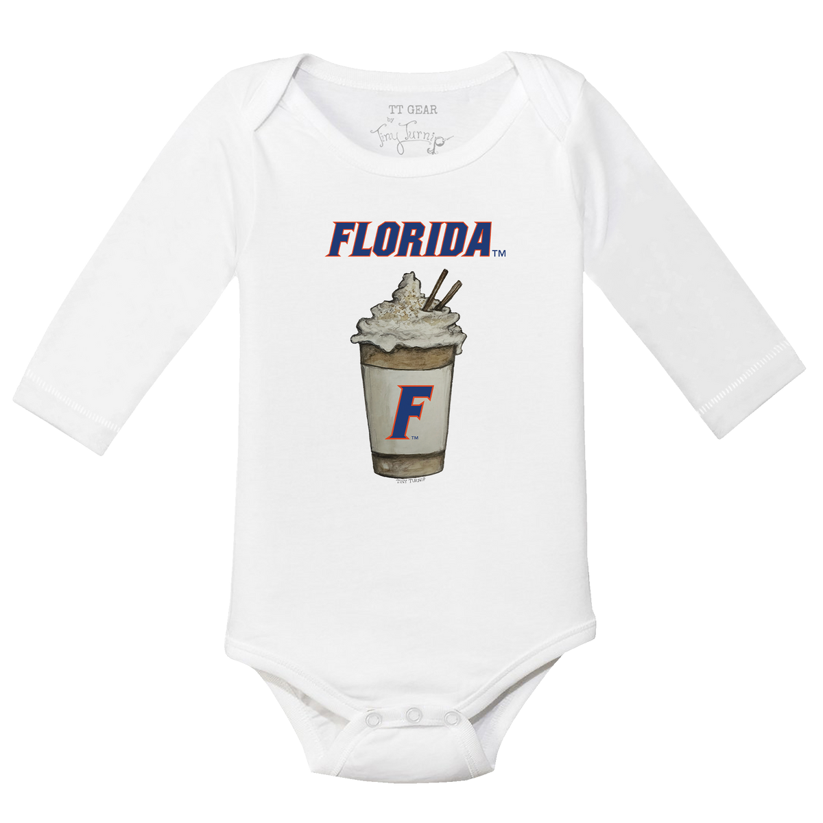 Florida Gators Latte Long Sleeve Snapper