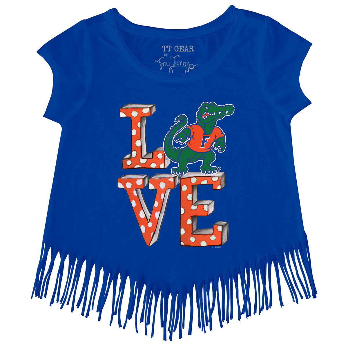 Florida Gators Love Fringe Tee