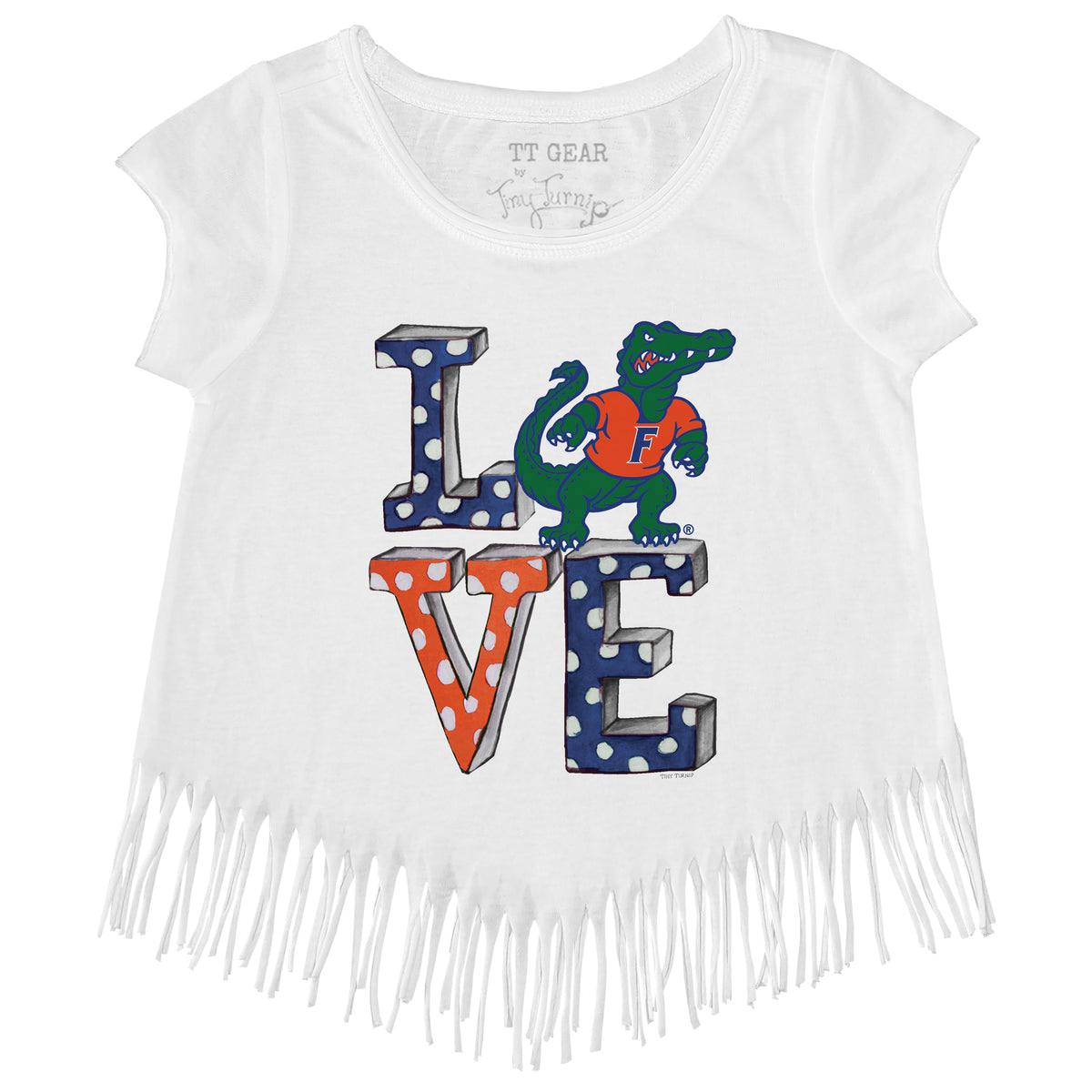 Florida Gators Love Fringe Tee