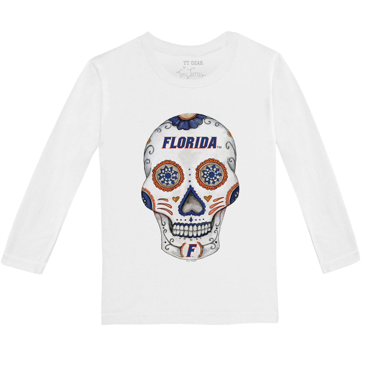 Florida Gators Sugar Skull Long-Sleeve Tee Shirt