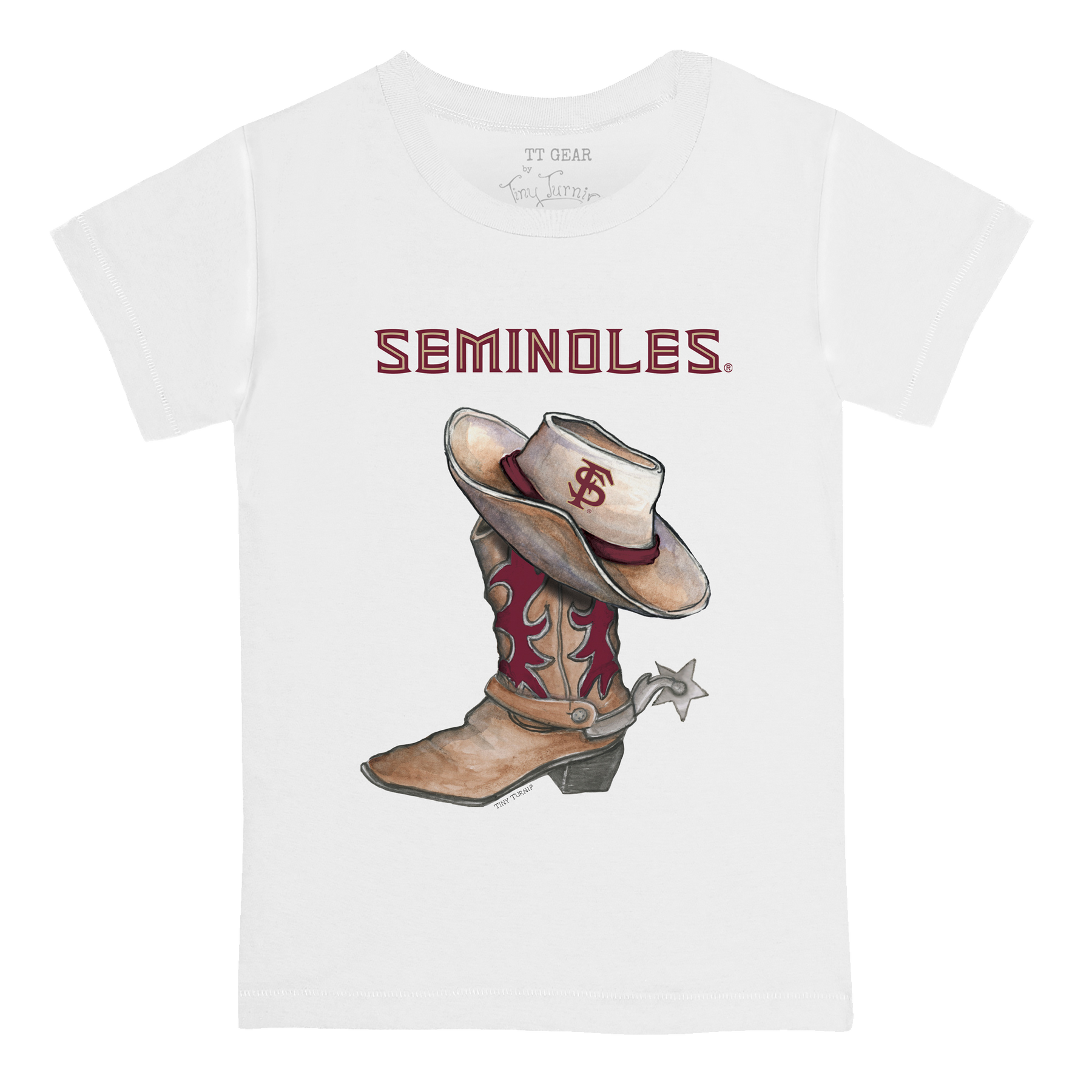 Florida State Seminoles Cowboy Boot Kid's Tee Shirt